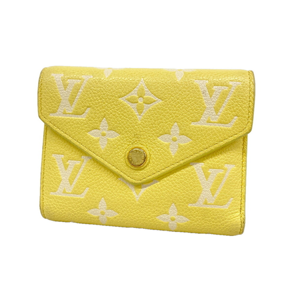 Louis Vuitton Tri-fold Wallet, Monogram Empreinte Bicolor Portefeuille Victor...